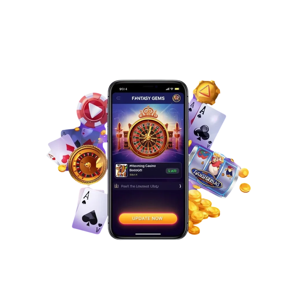 Fantasy Gems Login Page